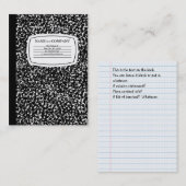 構成の本 名刺 (正面/裏面)