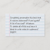 構成の本 名刺 (裏面)