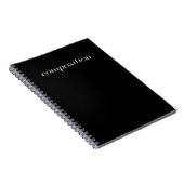 構成の本-黒 ノートブック (右側)