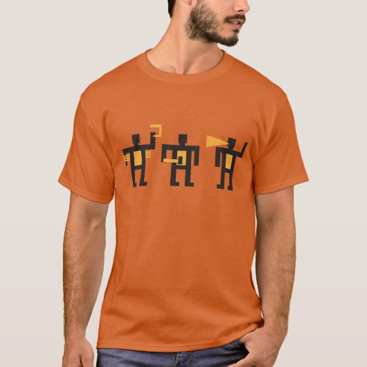 構成主義者のスタイルの小さい人 Tシャツ (正面)