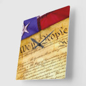 構成時計 スクエア壁時計 (傾斜)