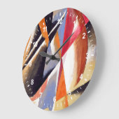 構成 ラージ壁時計 (傾斜)