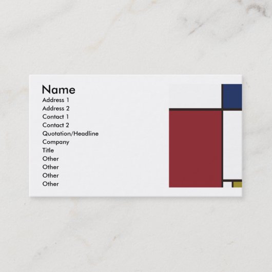 構成 名刺 (正面)