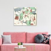 構成， c.1920#コウセイ# キャンバスプリント (インサイチュ (リビング))