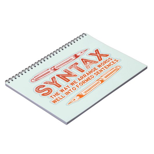 構文おもしろい文構造の文法 ノートブック (左側)