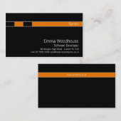 構文Black & Orange 名刺 (正面/裏面)