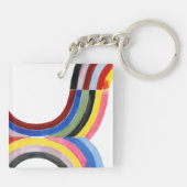 構築済み虹 – 垂直 キーホルダー (裏面)