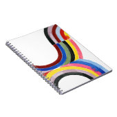 構築済み虹 – 垂直 ノートブック (右側)