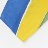 構築済み虹 – 水平 フリースブランケット (角)