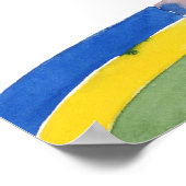 構築済み虹 – 水平 ポスター (角)