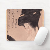 構造に置いている女性 マウスパッド (マウス)