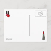 構造のパーティーの招待 インビテーションポストカード (裏面)