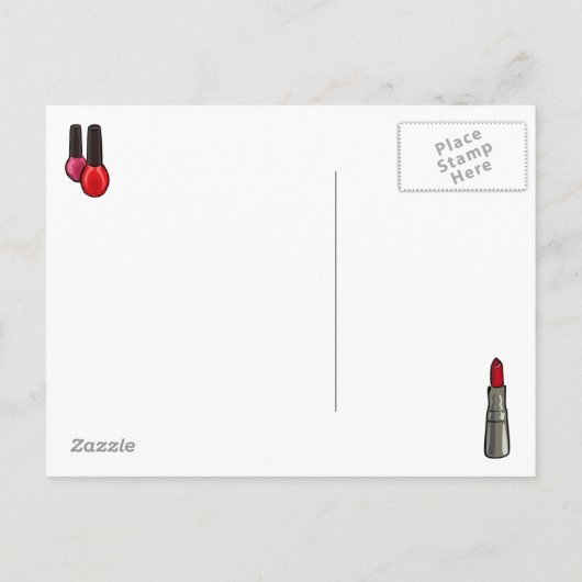 構造のパーティーの招待 インビテーションポストカード (裏面)