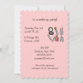 構造のパーティー 招待状 (裏面)