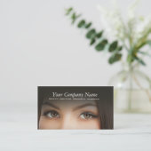 構造の専門家モデル顔の目 名刺 (スタンド正面)