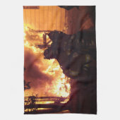 構造の火 キッチンタオル (縦)