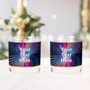 構造の虹彩 ウイスキーグラス