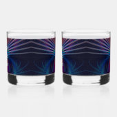 構造の虹彩 ウイスキーグラス (左)