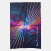 構造の虹彩 キッチンタオル (縦)