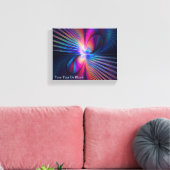 構造の虹彩 キャンバスプリント (インサイチュ (リビング))