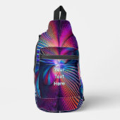 構造の虹彩 スリングバッグ (正面)