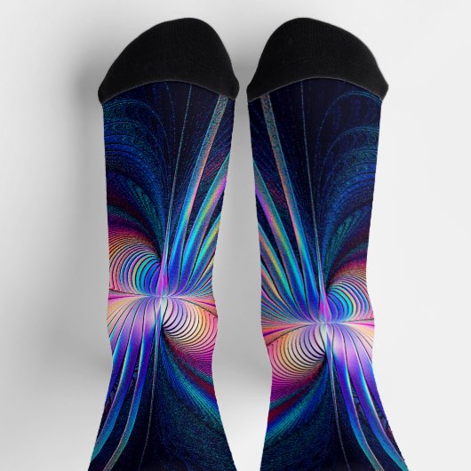 構造の虹彩 ソックス (上部)