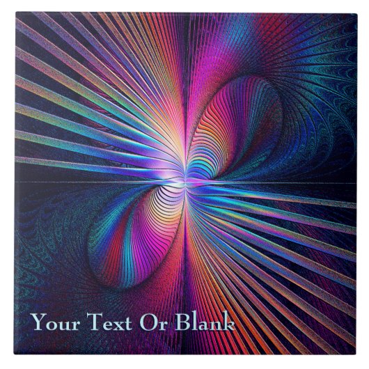 構造の虹彩 タイル (正面)