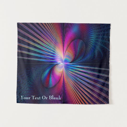 構造の虹彩 タペストリー (正面(横))