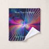 構造の虹彩 バスタオルセット (ウォッシュタオル)