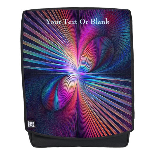 構造の虹彩 バックパック (正面)