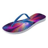 構造の虹彩 ビーチサンダル (アングル)