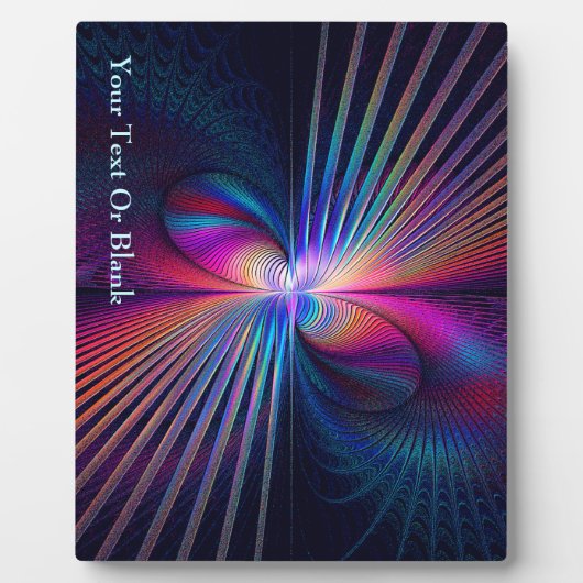 構造の虹彩 フォトプラーク (正面)