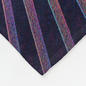 構造の虹彩 フリースブランケット (角)