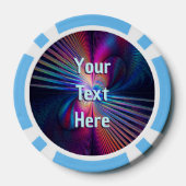 構造の虹彩 ポーカーチップ (裏面)