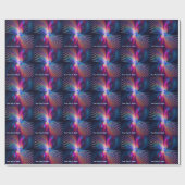 構造の虹彩 ラッピングペーパー (フラット)