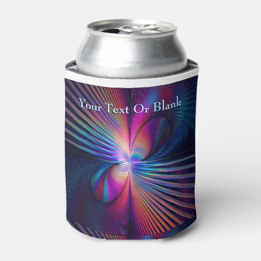 構造の虹彩 缶クーラー (缶正面)