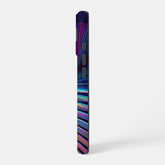 構造の虹彩 iPhone 16ケース (左側面)