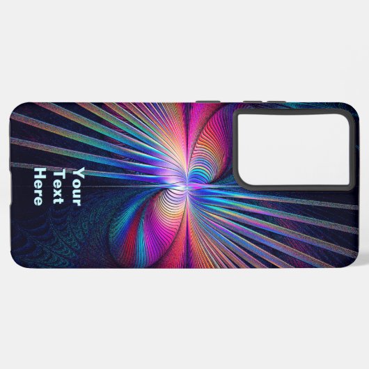 構造の虹彩 SAMSUNG GALAXYケース (左側面)