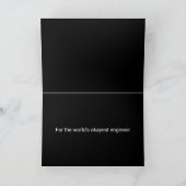 構造エンジニア定義ユーモア引用文 カード (内部)