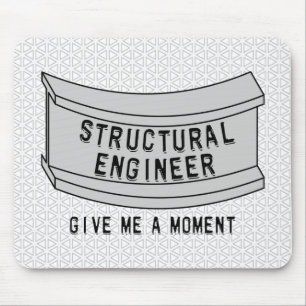 構造エンジニア梁モーメント マウスパッド