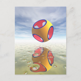 構造ジオメト無地のリ ポストカード