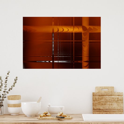 構造原色(型枠) ポスター (キッチン)