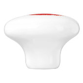 構造及び化粧品の引出しのための赤い口紅の唇 セラミックノブ (側面)