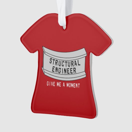 構造技術者の梁モーメント オーナメント (正面)