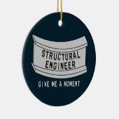 構造技術者の梁モーメント セラミックオーナメント (右)