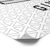 構造技術者の梁モーメント ポスター (角)