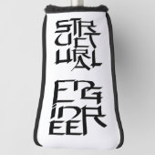 構造技術者キャラクター ゴルフヘッドカバー (回転90)