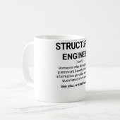 構造技術者定義名詞MUG コーヒーマグカップ (正面左)
