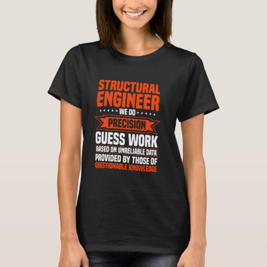 構造技術者建築民事建物En Tシャツ (正面)