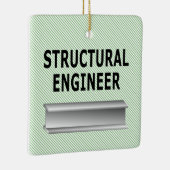 構造技術者梁 セラミックオーナメント (右)